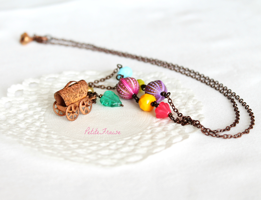 Boho hippie online necklace